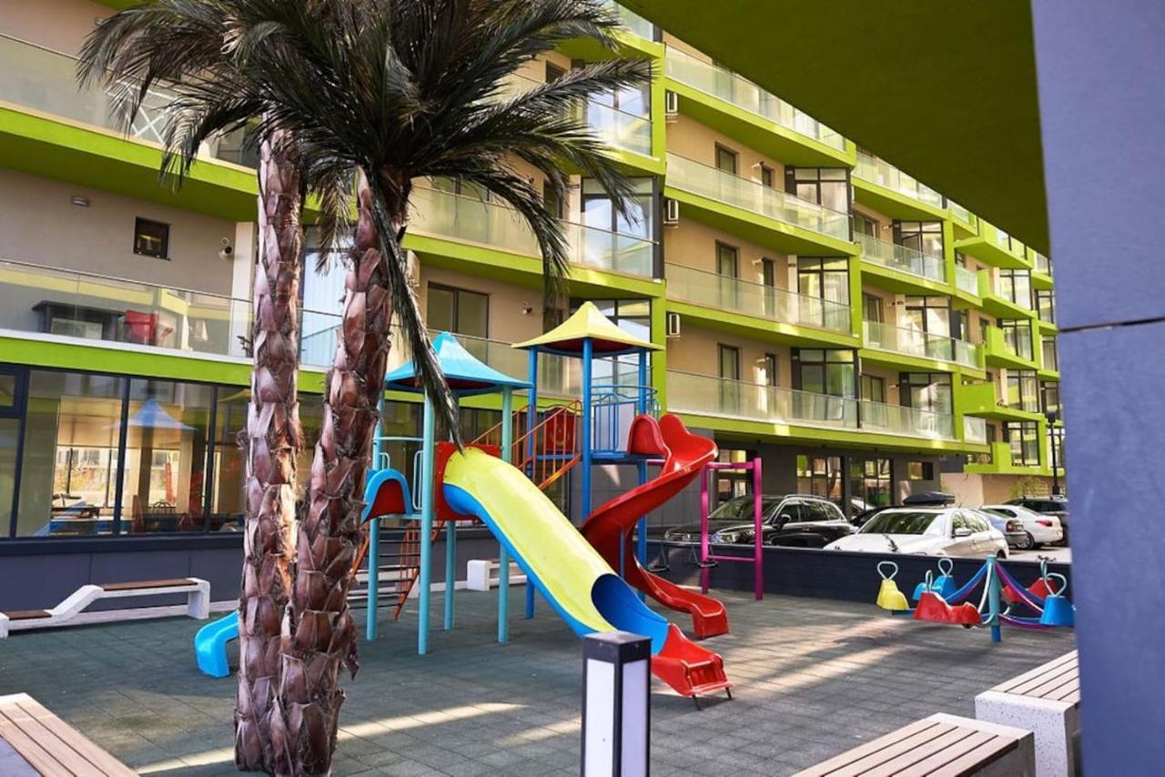 Blue Apartment In Spa N Pool Beach Resort Navodari Ngoại thất bức ảnh